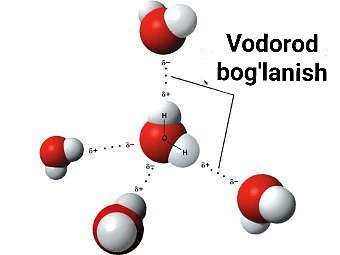 Vodorod bog‘lanish haqida malumot