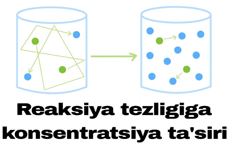 Reaksiya tezligiga konsentratsiya ta'siri