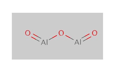 alyuminiy oksidining tuzilishi